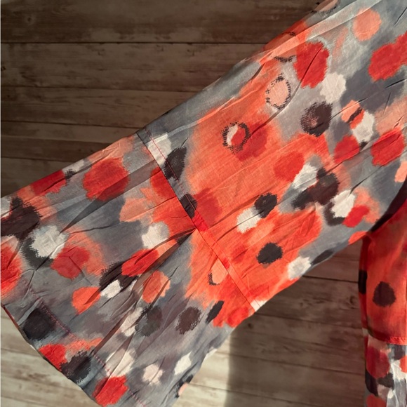 Trisha Tyler 1X Women’s Polka Dot Button-Up Designer Blouse EUC. - Picture 4 of 5